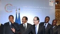 Ali Bongo reçoit en audience Venkaiah Naidu, vice-président indien
