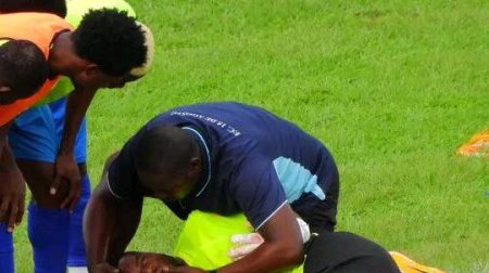 Coupe de la CAF : grosse frayeur pour le gardien gabonais Loïc Owono Ella
