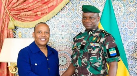 Le Premier ministre santoméen reçu par le président de la transition Brice Clotaire Oligui Nguema
