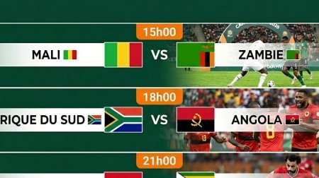CAN 2025&nbsp;: Mali, Egypte, Afrique du sud en piste... les matchs prévus ce lundi 22 décembre
