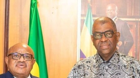 Gabon&nbsp;: Face au chef de l’UNOCA, Barro Chambrier défend l’image d’un pays stable et attractif