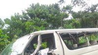 Oyem : Une collision entre un mini-bus et un camion fait un blessé grave

