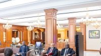 Le directeur général de Colas et le ministre de l’Habitat reçus en audience par Ali Bongo
